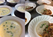 19年8月/前菜:
そば粉のミルクスープとポレンタ。スープは南チロルの古風なスープ。味も素朴。ポレンタは蕎麦がきみたいなおいしさです!